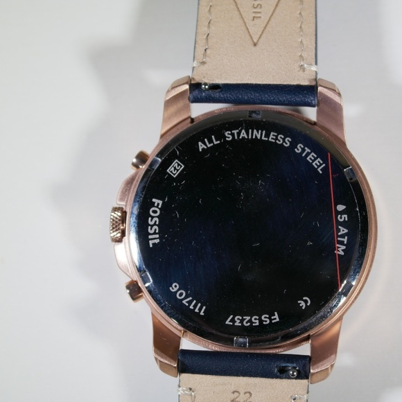 FOSSIL Grant Sport Blue Chronograph 0359 - Picture 3 of 8